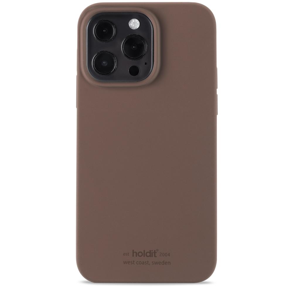 holdit holdit iPhone 13 Pro Skal Silikon Dark Brown