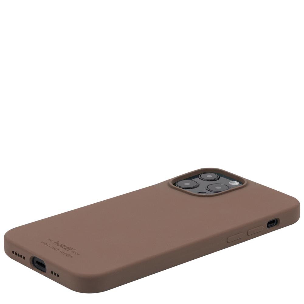 holdit holdit iPhone 13 Pro Skal Silikon Dark Brown
