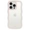 holdit holdit iPhone 15 Pro Max Skal Wavy Light Beige Transparent