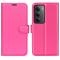  Xiaomi Redmi 15 Fodral Litchi Läder Rosa