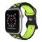 ColorPop Sportarmband Dual-Color Apple Watch 42/41/40/38 mm (M/L) Svart/Gul