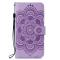  Samsung Galaxy A24 5G Fodral Mandala Läder Lila