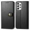  Samsung Galaxy A33 5G Fodral Solid Läder Svart