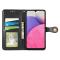  Samsung Galaxy A33 5G Fodral Solid Läder Svart
