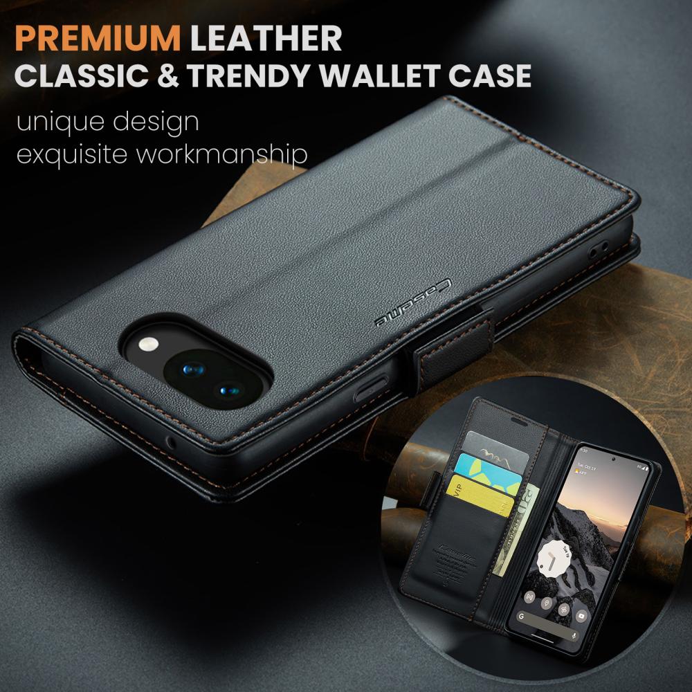 CASEME CASEME Google Pixel 10a Fodral RFID Läder Svart