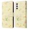  Samsung Galaxy S26 Plus Fodral RFID Läder Yellow Daisy