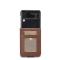 LC.IMEEKE LC.IMEEKE Galaxy Z Flip 4 Fodral Läder Brun