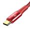 MCDODO Mcdodo 1.2m 100W USB-C/USB-C Elbow Laddkabel Röd