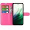  Xiaomi Redmi 15 Fodral Litchi Läder Rosa