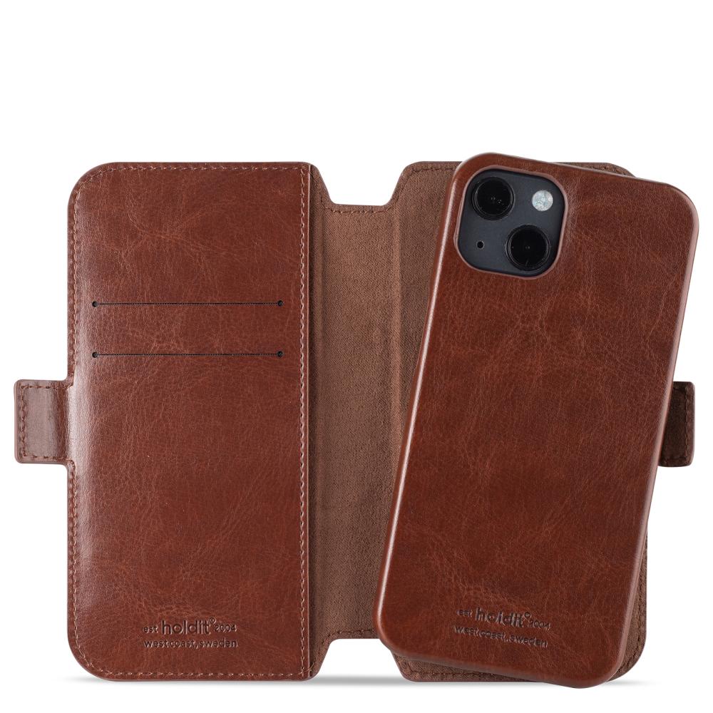 holdit holdit iPhone 13 - Berlin 2in1 Magnet Fodral / Skal - Brun