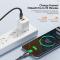 ESSAGER ESSAGER 50cm 60W PD USB-C - USB-C Laddningskabel Svart
