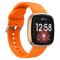  Fitbit Versa 4/Sense 2 Klockarmband Silikon Orange