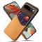  Google Pixel 11 Pro XL Skal PU Läder Med Korthållare Orange