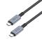 Tech-Protect Tech-Protect 1 m 240W PD 8K USB-C/USB-C Kabel UltraBoost Grå