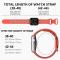 ColorPop Sportarmband Dual-Color Apple Watch 42/41/40/38 mm (M/L) Röd/Svart