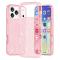  iPhone 17 Pro Max Skal Glitter Rosa