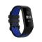  Fitbit Charge 4/3 Silikon Träningsarmband Svart/Blå