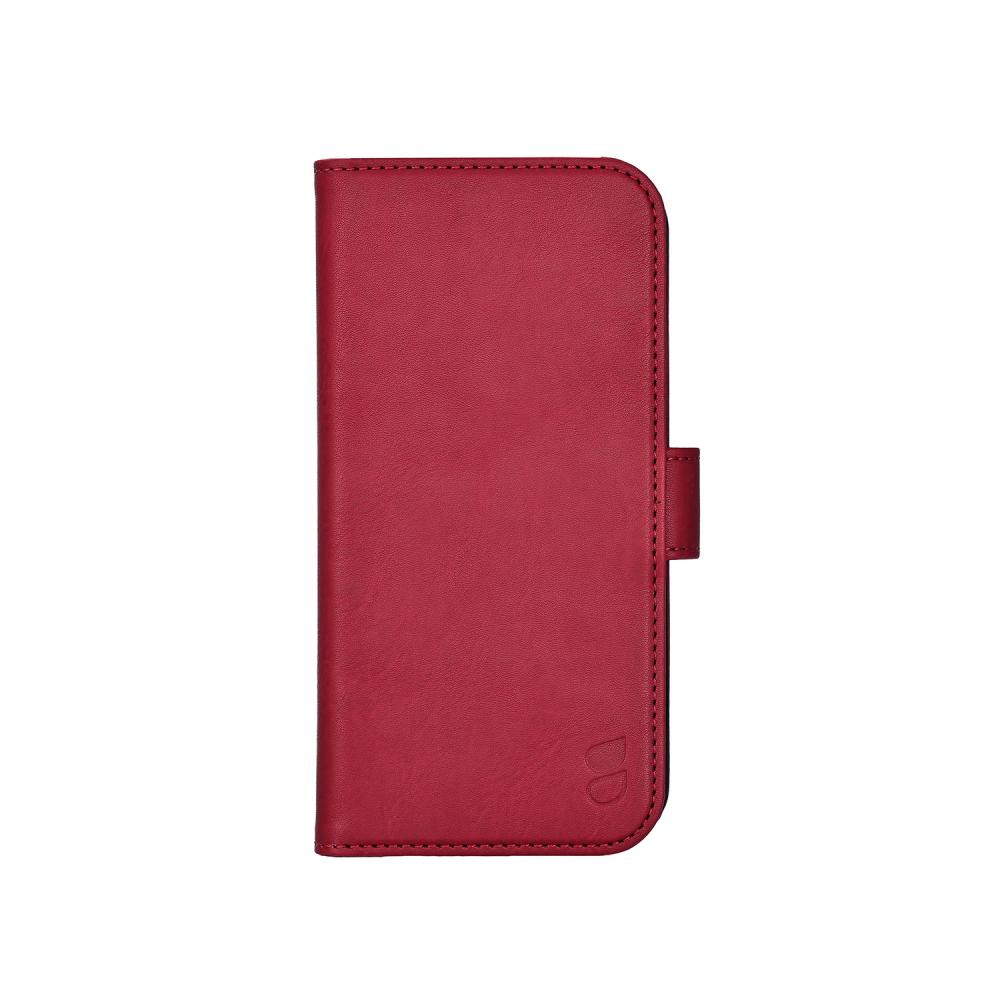 Gear Gear iPhone 17 Fodral MagSafe Läder Deep Red