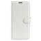  Google Pixel 8 Fodral Litchi Textur Vit