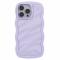  iPhone 14 Pro Mobilskal Wavy Textur Lila