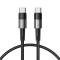 Tech-Protect Tech-Protect 0.25 m 100W/5A PD USB-C - USB-C Kabel UltraBoost Grå