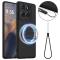  Motorola Edge 60 / 60 Fusion Skal MagSafe Liquid Silikon Svart