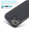 LC.IMEEKE iPhone 13 Mini - LC.IMEEKE Retro Flip Fodral - Svart