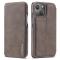 LC.IMEEKE iPhone 13 Mini - LC.IMEEKE Retro Flip Fodral - Brun