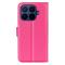  Xiaomi 17T Pro Fodral Litchi Läder Mörk Rosa
