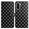  OnePlus Nord CE5 Fodral Polka Dot Svart / Vit