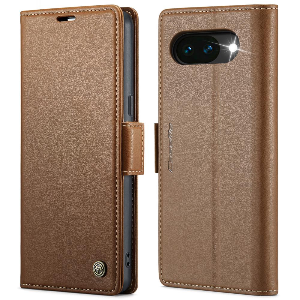 CASEME CASEME Google Pixel 10a Fodral RFID Läder Brun