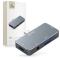 Tech-Protect Tech-Protect 4in1 USB-C Hub USB-A/HDMI/AUX/USB-C Grå