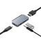 Tech-Protect Tech-Protect 4in1 USB-C Hub USB-A/HDMI/AUX/USB-C Grå