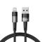Tech-Protect Tech-Protect 1 m 12W/2.4A Lightning Kabel UltraBoost Grå
