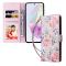  Samsung Galaxy A16/A26 5G Fodral RFID Rosa Blommor