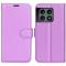  OnePlus 10 Pro 5G Fodral Litchi Textur Lila