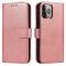  iPhone 13 Pro Max Plånboksfodral Läder Roséguld
