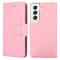 Samsung Galaxy S23 Fodral Läder Ljus Rosa