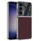 GKK GKK Galaxy S24 Plus Skal Hybrid Läder Litchi Röd