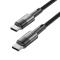 Tech-Protect Tech-Protect 1 m 60W/3A PD USB-C - USB-C Kabel UltraBoost Grå