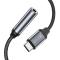 Tech-Protect Tech-Protect USB-C - 3.5 mm AUX Hona Adapter UltraBoost Svart