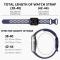 ColorPop Sportarmband Dual-Color Apple Watch 42/41/40/38 mm (M/L) Blå/Vit
