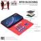 BINFEN BINFEN iPhone 17 Pro Max Fodral RFID Splicing Color Röd