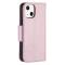  iPhone 13 Mini - Shark Litchi Läder Fodral - Roséguld