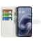  Motorola Moto G86 5G Fodral Litchi Läder Vit