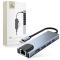 Tech-Protect Tech-Protect 5in1 USB-C Hub USB/HDMI/Ethernet/USB-C Grå