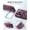 ESR ESR iPhone 18 Pro / 17 Pro Skal MagSafe Frostad Hybrid Kickstand