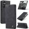 CASEME CASEME Samsung Galaxy S25 Plus Fodral Flip Retro Läder Svart