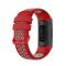  Fitbit Charge 4/3 Silikon Träningsarmband Röd/Grå