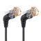 CableCreation CableCreation 2 m Cat6a RJ45 Nätverkskabel Svart